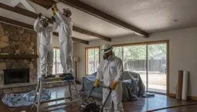 Water damage restoration team serving Fair Oaks, CA with professional cleanup equipment